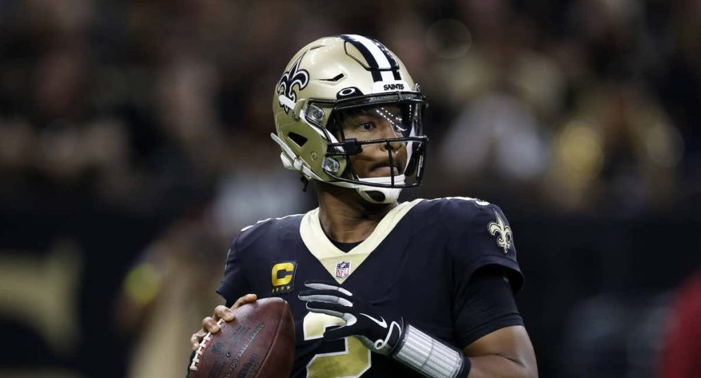Jameis Winston, ayer, durante el partido que enfrentó a New Orleans Saints con Tampa.