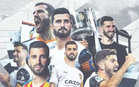 Gayà en la foto oficial de renovación.
