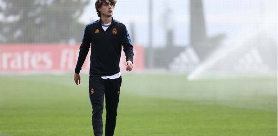 Julen Jon Guerrero, antes de un partido.