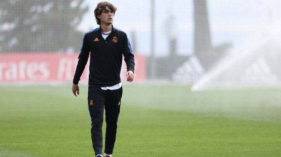 Julen Jon Guerrero, antes de un partido.
