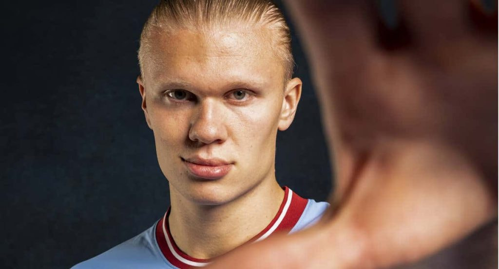 Erling Haaland, jugador del Manchester City.