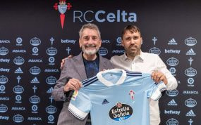 Eduardo Coudet renovó su contrato con el Celta en junio de 2021.