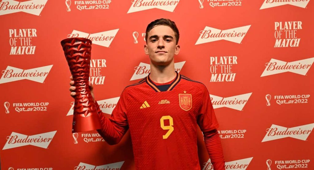 Gavi, MVP del partido inaugural