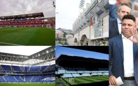 Los Cármenes, El Sardinero, RCDE Stadium, Balaídos y Ronaldo, como ejemplo de clubes que están activamente en venta.