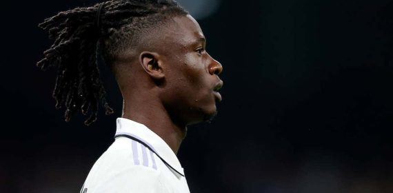 Eduardo Camavinga, con el Real Madrid.