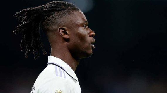 Eduardo Camavinga, con el Real Madrid.