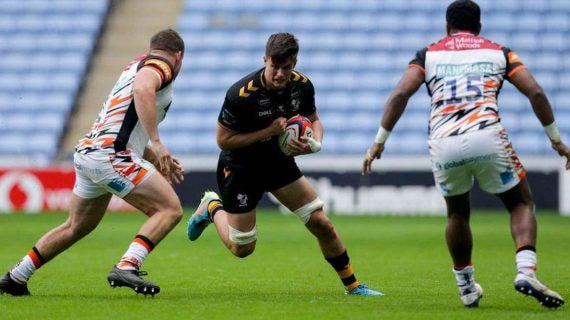 Mario Pichardie jugando con Wasps.