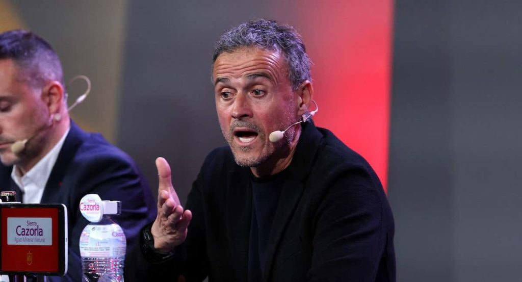 Luis Enrique, el día de la lista del Mundial.