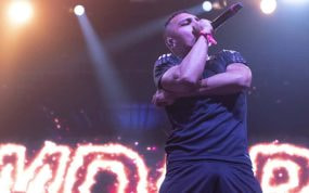 Morad durante un concierto.
