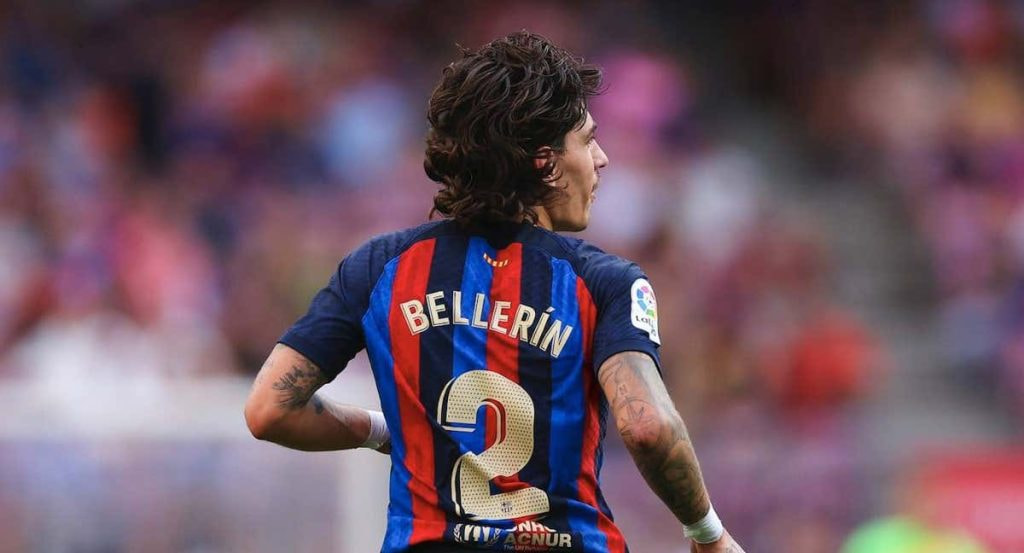 Bellerín, esta temporada con el Barça.