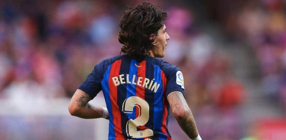 Bellerín, esta temporada con el Barça.
