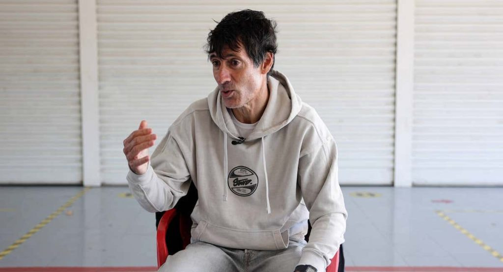 David Billabona, en la entrevista con Relevo realizada en Zaragoza.