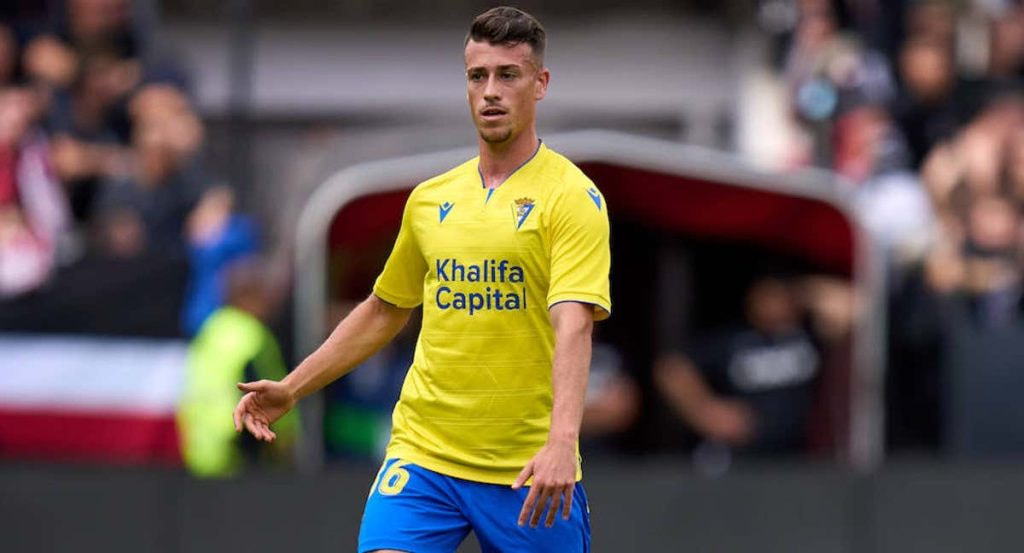Antonio Blanco, con el Cádiz.