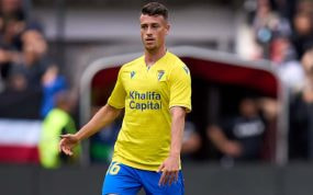 Antonio Blanco, con el Cádiz.