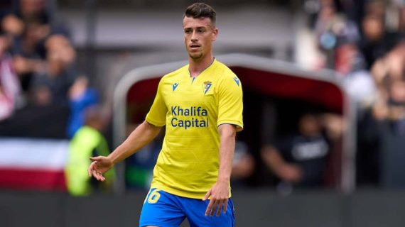 Antonio Blanco, con el Cádiz.