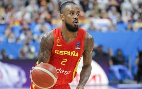 Lorenzo Brown durante el pasado Eurobasket.