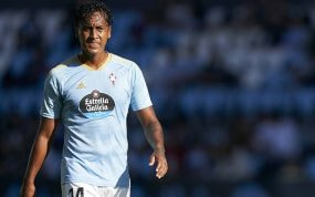 Renato Tapia, en un partido del Celta esta temporada.
