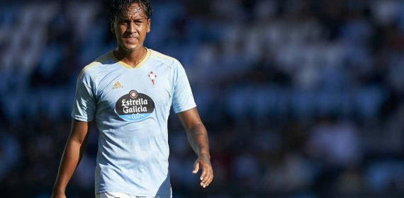 Renato Tapia, en un partido del Celta esta temporada.