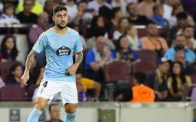 Unai Núñez, en un partido con el Celta esta temporada.
