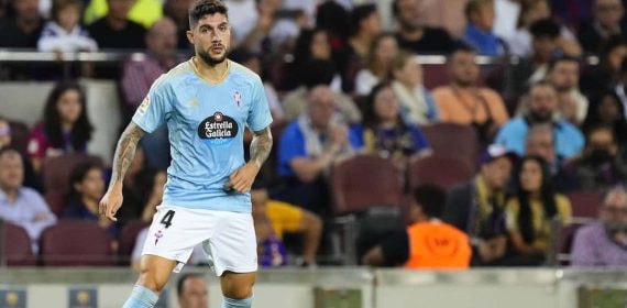Unai Núñez, en un partido con el Celta esta temporada.