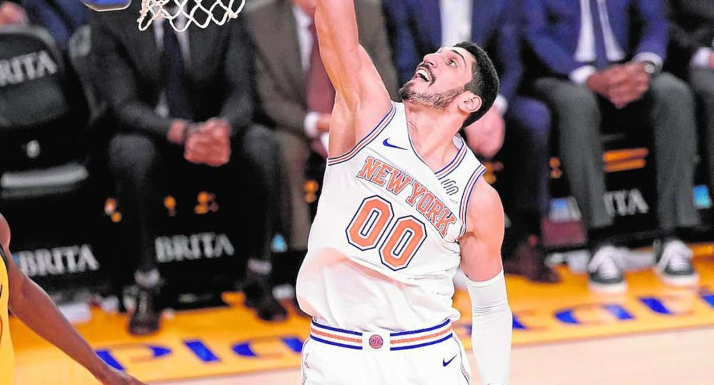 Enes Kanter Freedom, durante su etapa en los Knicks.