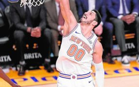 Enes Kanter Freedom, durante su etapa en los Knicks.