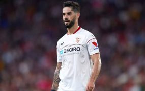 Isco, durante un partido con el Sevilla.