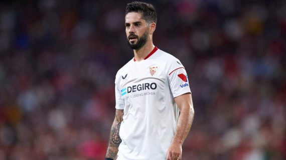 Isco, durante un partido con el Sevilla.