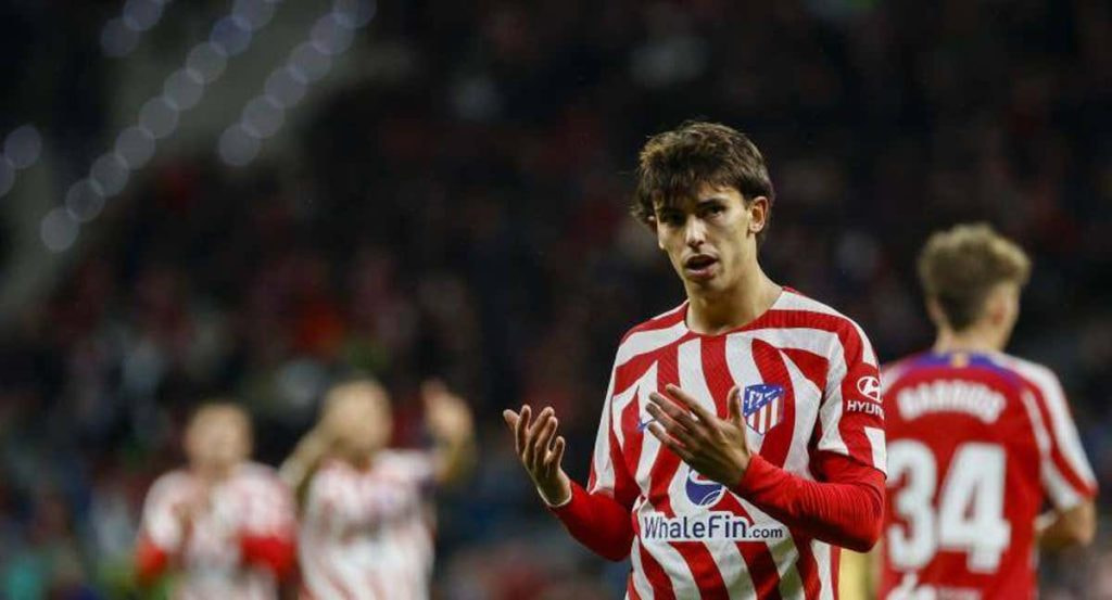 Joao Félix, en el partido de este domingo ante el Barça.