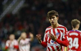 Joao Félix, en el partido de este domingo ante el Barça.