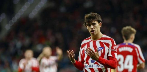 Joao Félix, en el partido de este domingo ante el Barça.