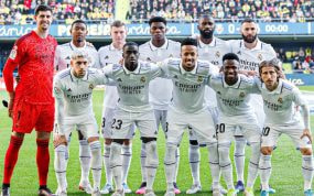 Once del Real Madrid contra el Villarreal sin españoles.