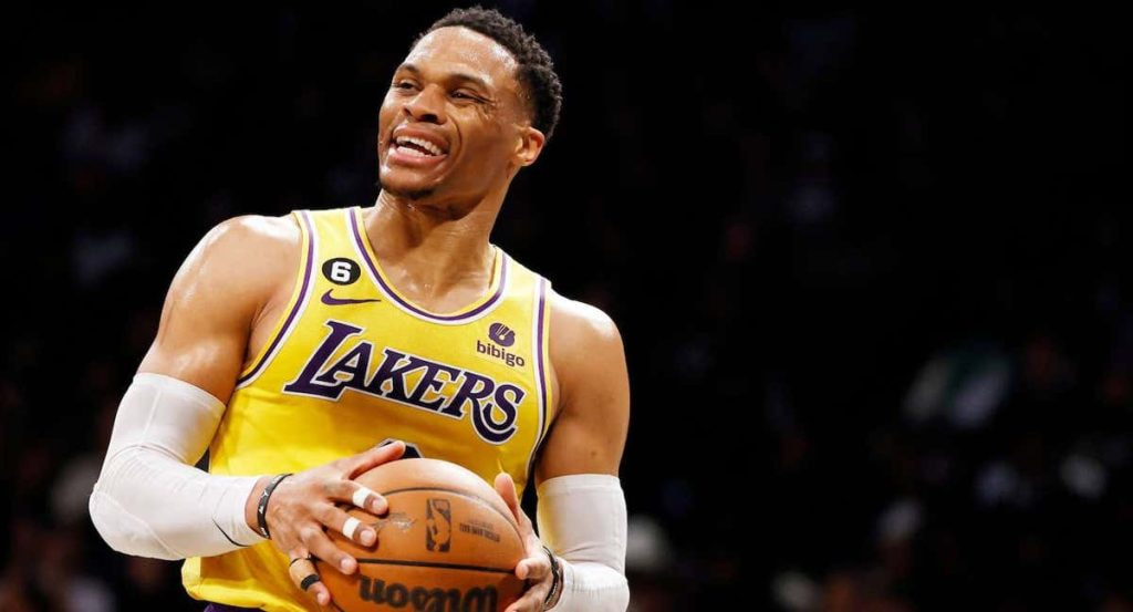 Russell Westbrook, con los Lakers.