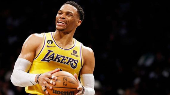 Russell Westbrook, con los Lakers.