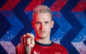 Jakub Jankto, con la camiseta de la República Checa.