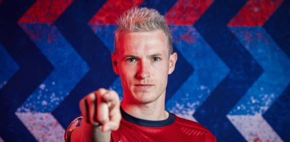 Jakub Jankto, con la camiseta de la República Checa.