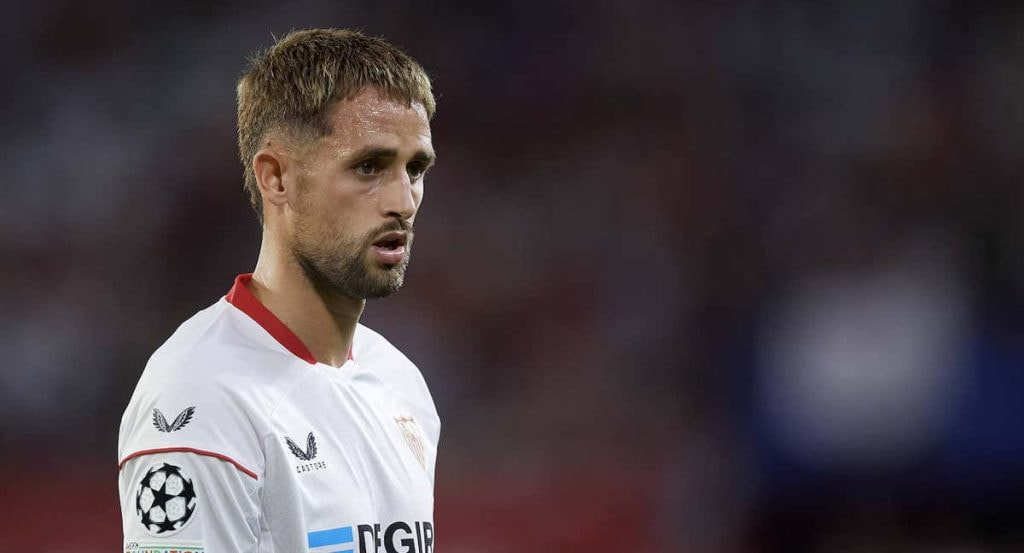Adnan Januzaj, en un partido de Champions del Sevilla.