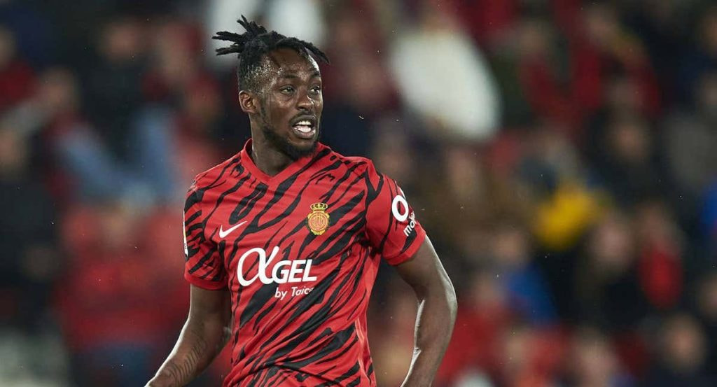 Kadewere durante un partido con el Mallorca esta temporada
