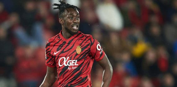 Kadewere durante un partido con el Mallorca esta temporada