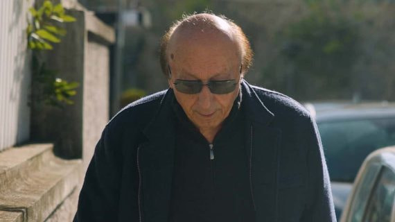 Luciano Moggi, durante el encuentro con Relevo en Nápoles.