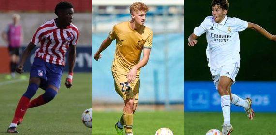 Rafa Obrador jugando esta temporada con el Castilla.