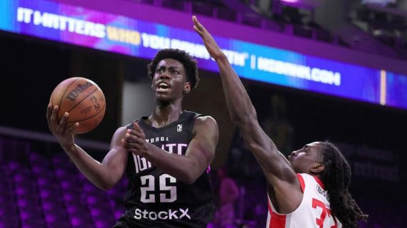 Sidy Cissoko, en un partido de la G-League con Ignite.