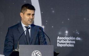 David Aganzo, presidente de la Asociación de Futbolistas Españoles.