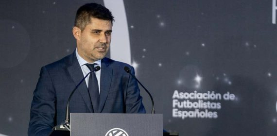 David Aganzo, presidente de la Asociación de Futbolistas Españoles.