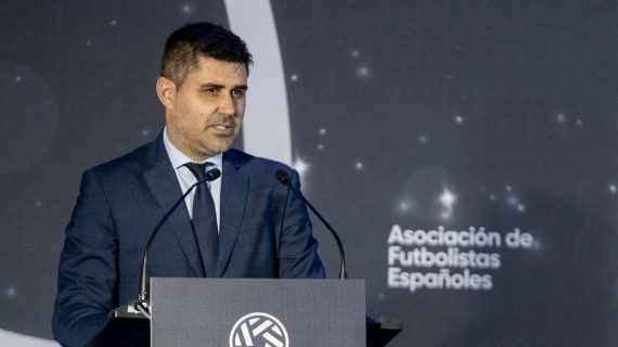 David Aganzo, presidente de la Asociación de Futbolistas Españoles.