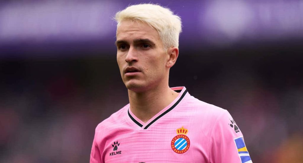 Denis Suárez, en un partido con el Espanyol.