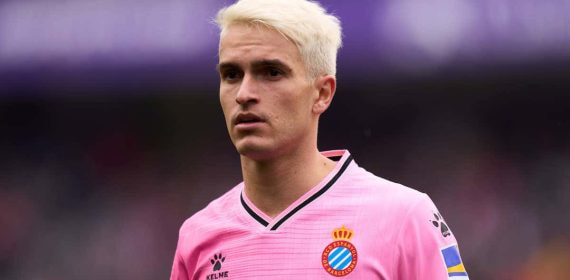 Denis Suárez, en un partido con el Espanyol.