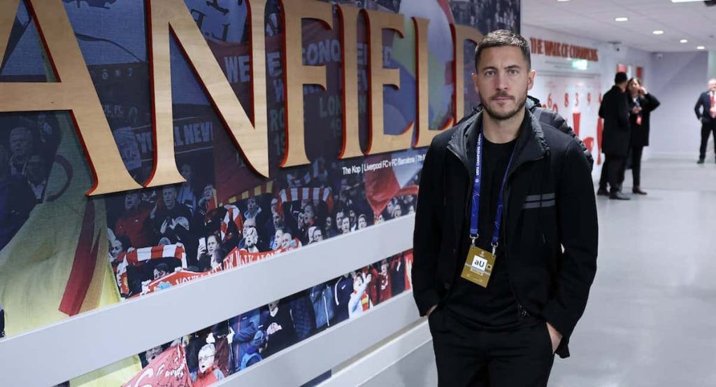 Hazard, en Anfield.