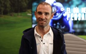 Alejandro Valverde, este miércoles en Madrid.