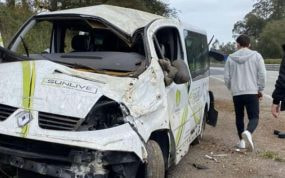 Joel Plata fue el más perjudicado en el accidente de tráfico con una lesión en el fémur.
